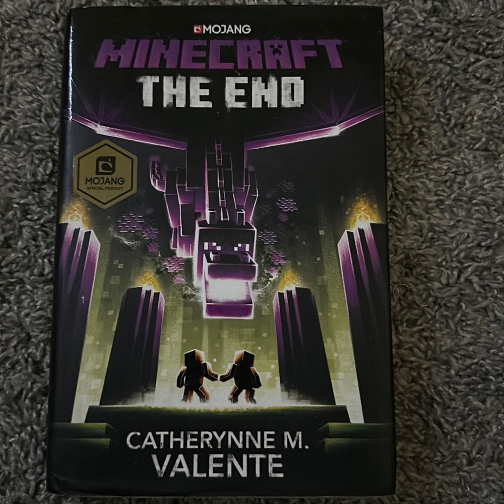 Minecraft The End book by Catherynne M. Valente.